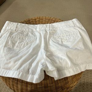 J. Crew Chino white shorts- Size 6